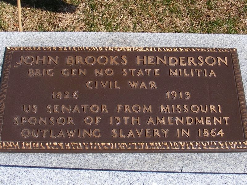 John Brooks Henderson Marker image. Click for full size.