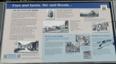 Furs and farms, fire and floods... Marker image. Click for full size.