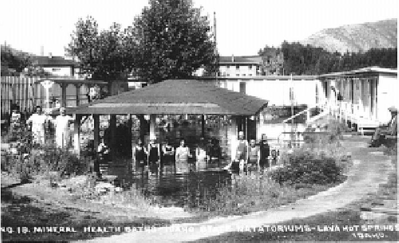Mineral Health Baths, Idaho State Natatoriums, Lava Hot Springs, Idaho image. Click for full size.