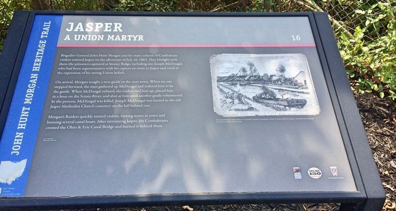 Jasper Marker - A Union Martyr image. Click for full size.