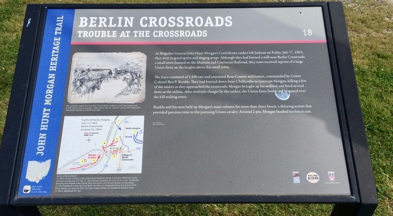 Berlin Crossroads Marker image. Click for full size.