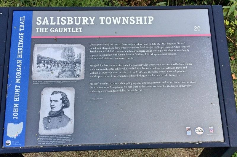 Salisbury Township Marker. Click for full size. Salisbury Township Marker image. Click for full size.