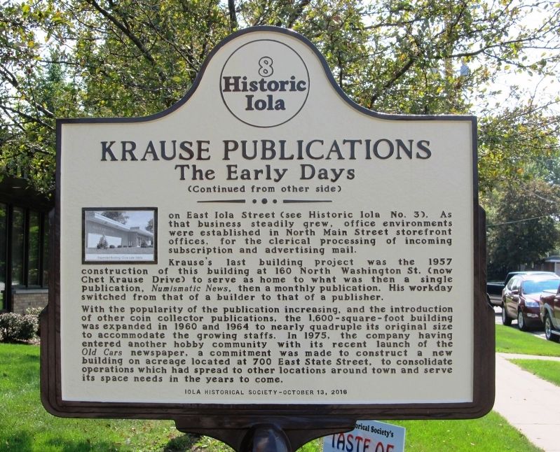 Krause Publications Marker image. Click for full size.