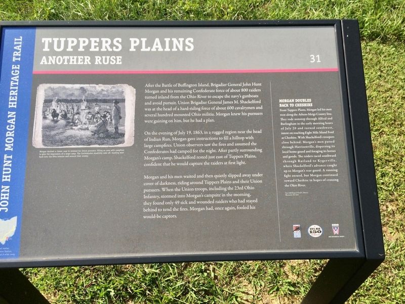 Tupper Plains Marker image. Click for full size.