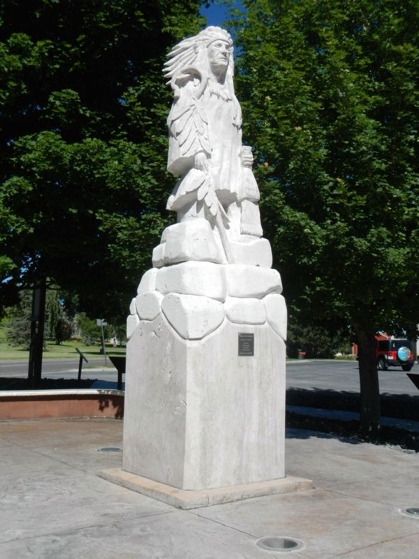 Chief Pocatello Monument image. Click for full size.