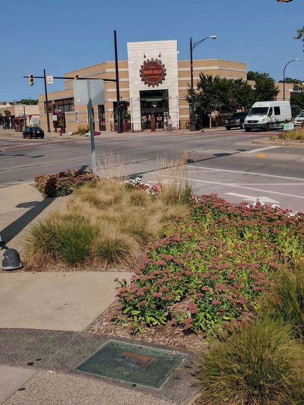 Marker and Site of the Former Badder Building. Click for full size. Marker and Site of the Former Badder Building image. Click for full size.