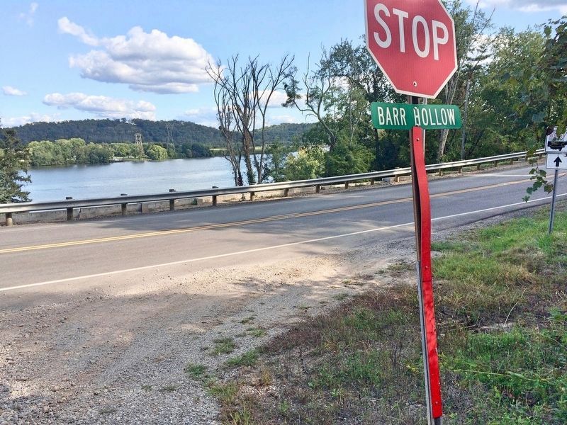 View of Ohio River crossing near marker. image. Click for full size.