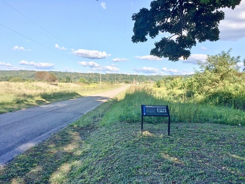 The view east towards rise where Middleswart House formerly stood.. Click for full size. The view east towards rise where Middleswart House formerly stood. image. Click for full size.