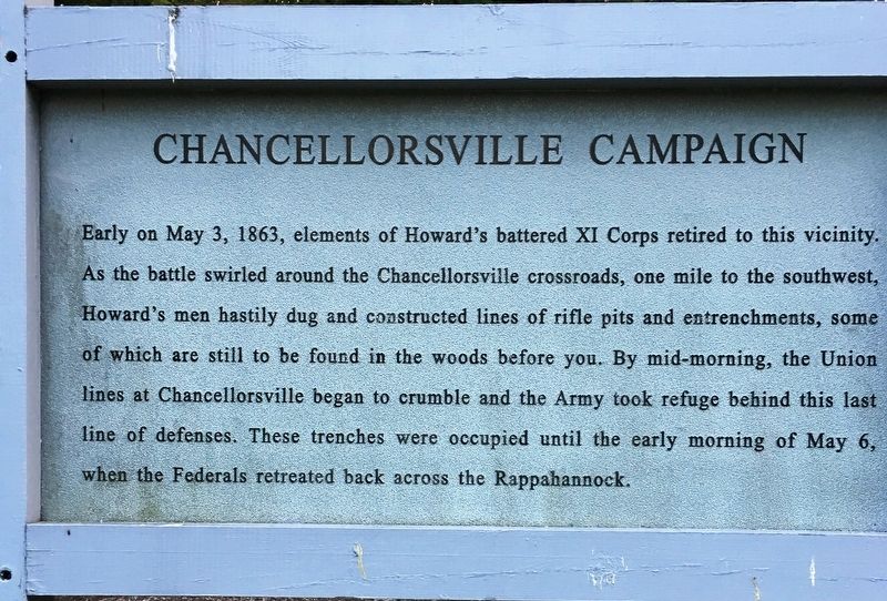 Chancellorsville Campaign Marker image. Click for full size.