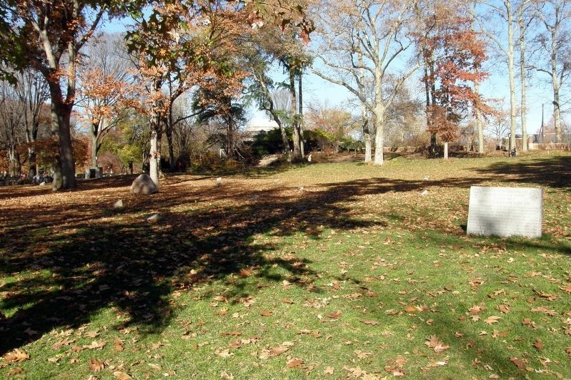 The marker in relation to the 307th's markers. image. Click for full size.