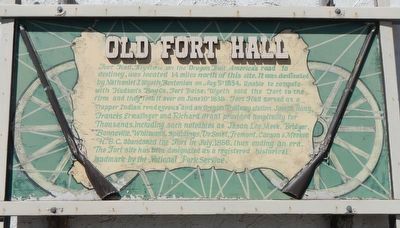 Old Fort Hall Marker image. Click for full size.
