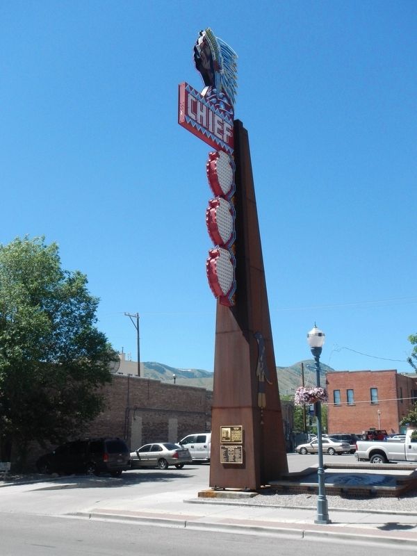 Chief Theater Marker image. Click for full size.