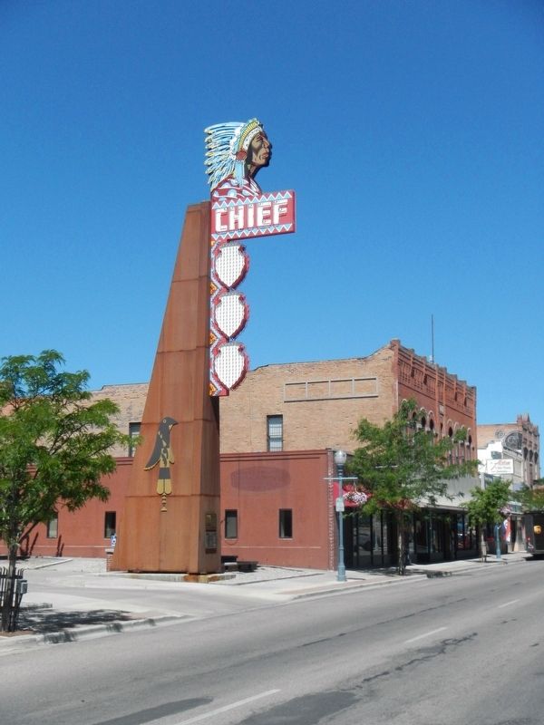 Chief Theater Sign image. Click for full size.