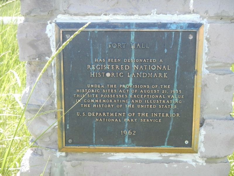 Fort Hall Marker image. Click for full size.