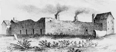 Fort Hall, 1849 image. Click for full size.