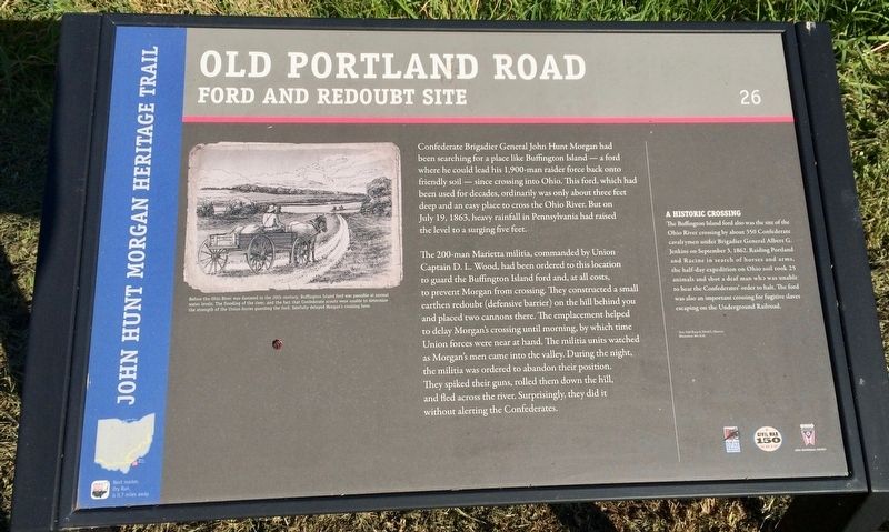Old Portland Road Marker image. Click for full size.