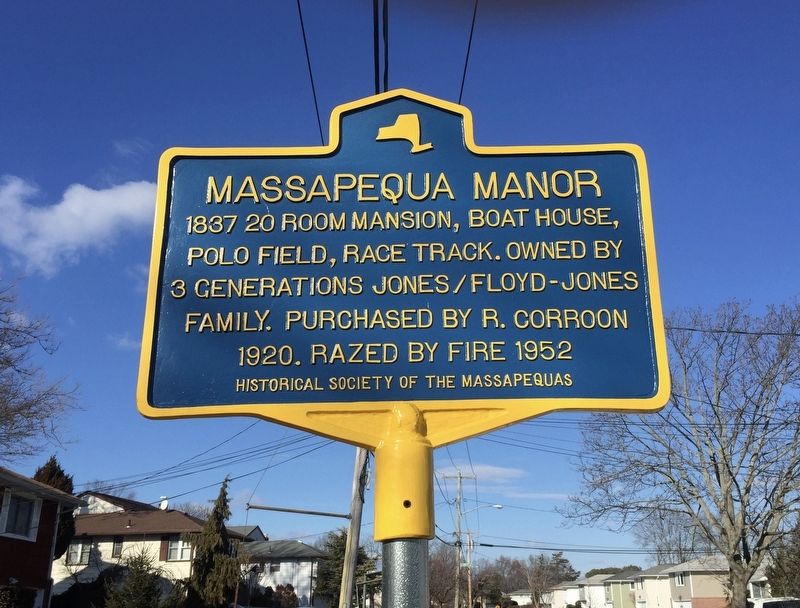 Massapequa Manor Marker image. Click for full size.