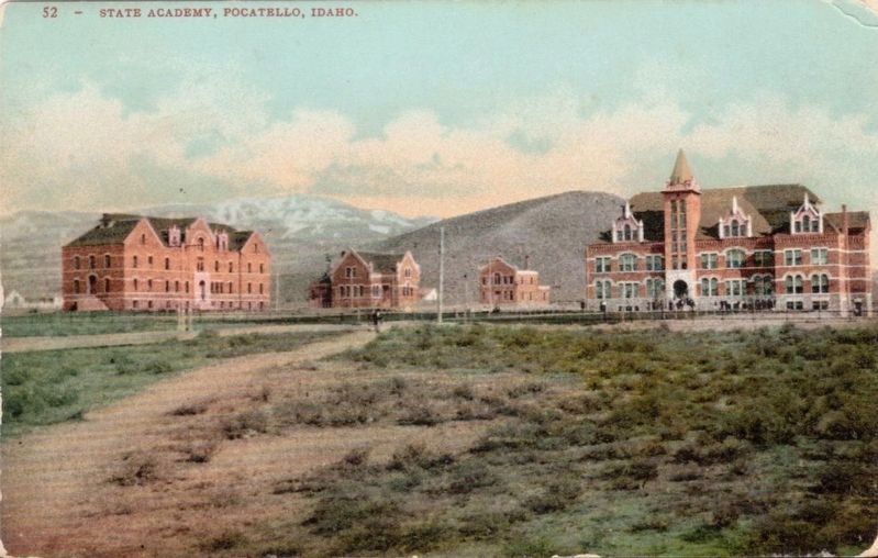 <i>State Academy, Pocatello, Idaho</i> image. Click for full size.