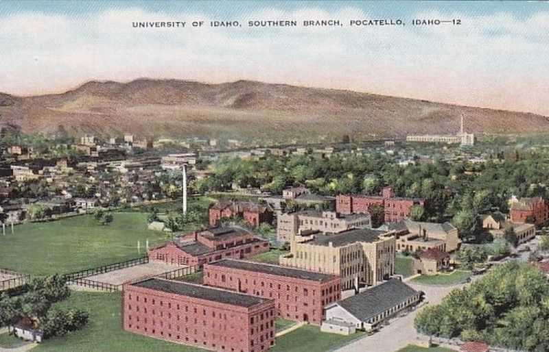 <i>University of Idaho, Southern Branch, Pocatello, Idaho</i> image. Click for full size.