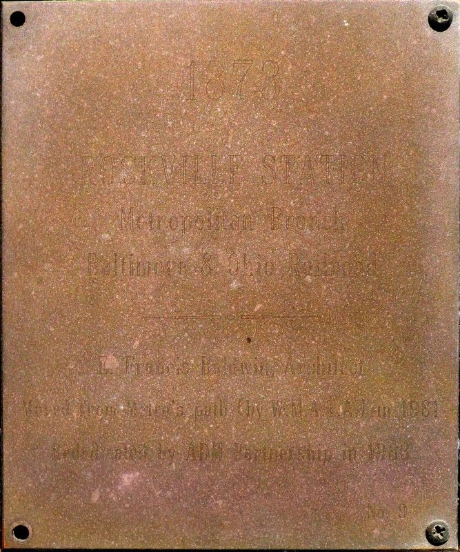 Rockville Station Marker. Click for full size. Rockville Station Marker image. Click for full size.