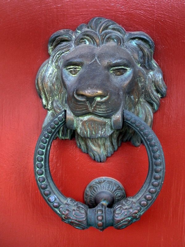 Knocker. Click for full size. Knocker image. Click for full size.