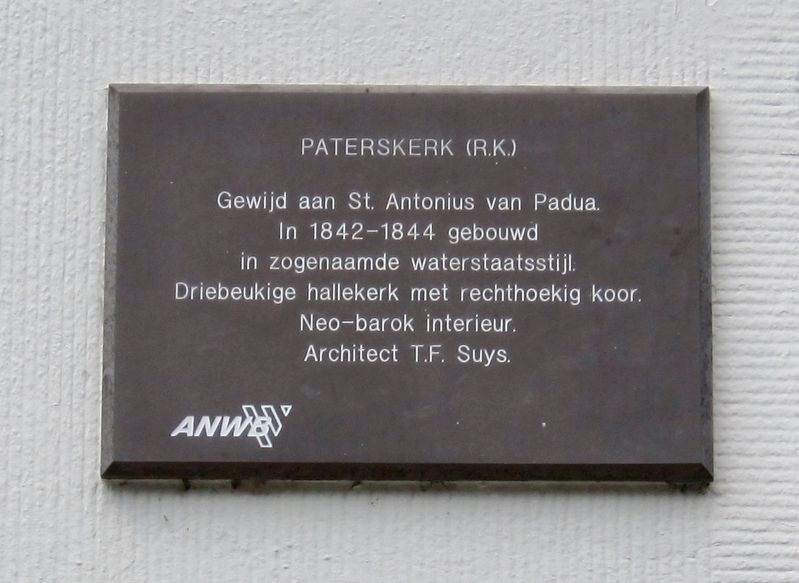 Paterskerk (R.K.) / Church of Our Father (Roman Catholic) Marker image. Click for full size.