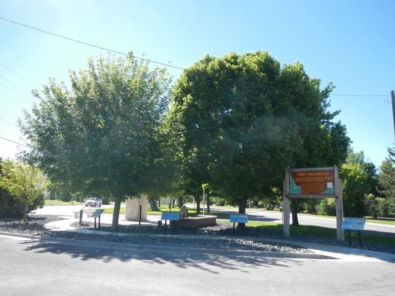 Pocatello's Life Marker image. Click for full size.