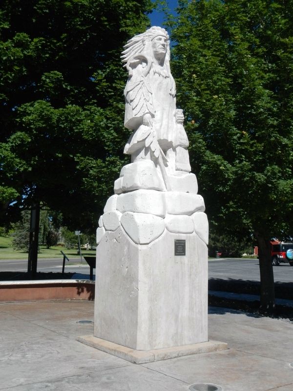 Chief Pocatello Monument image. Click for full size.