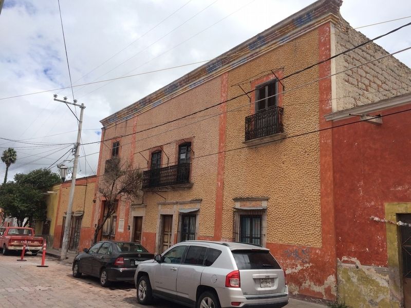 The Landaverde House and Marker image. Click for full size.