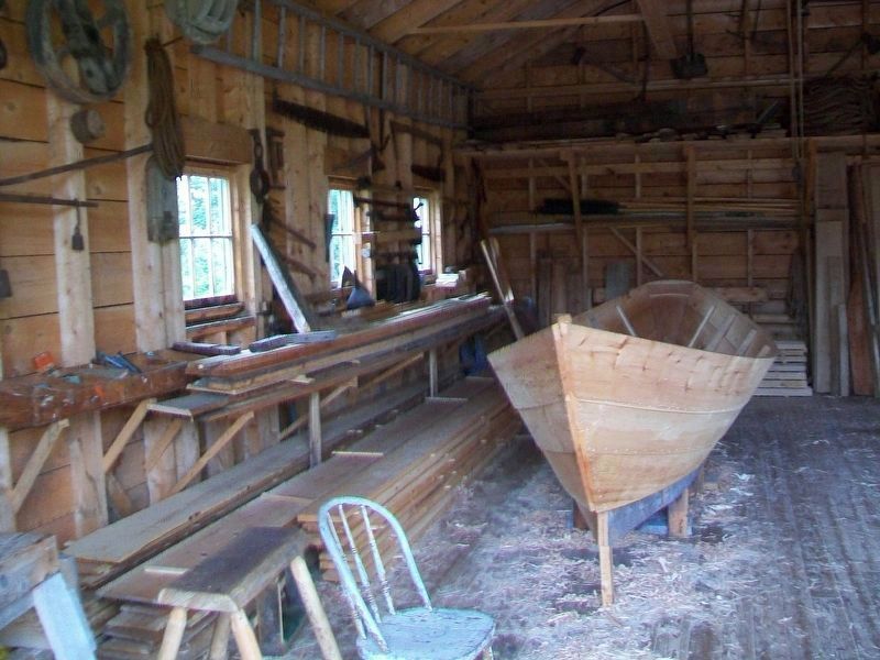 Dory Construction at the Reproduction Boat Shop image. Click for full size.