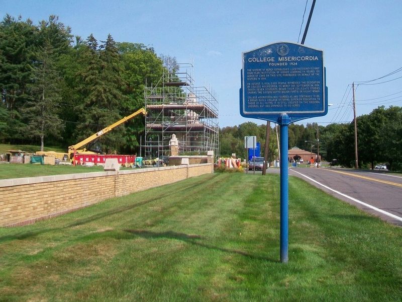 College Misericordia Marker image. Click for full size.