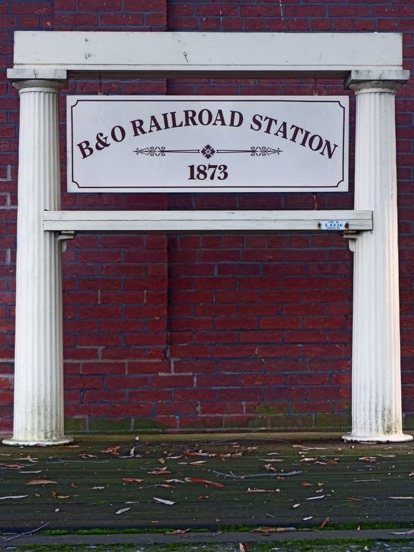 Rockville Railroad Station<br>1873 image. Click for full size.