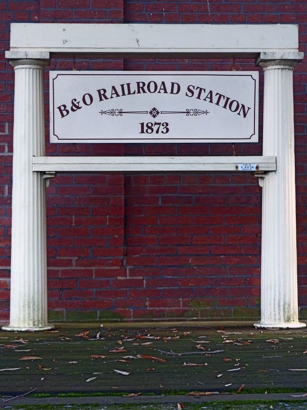 Rockville Railroad Station<br>1873. Click for full size. Rockville Railroad Station<br>1873 image. Click for full size.