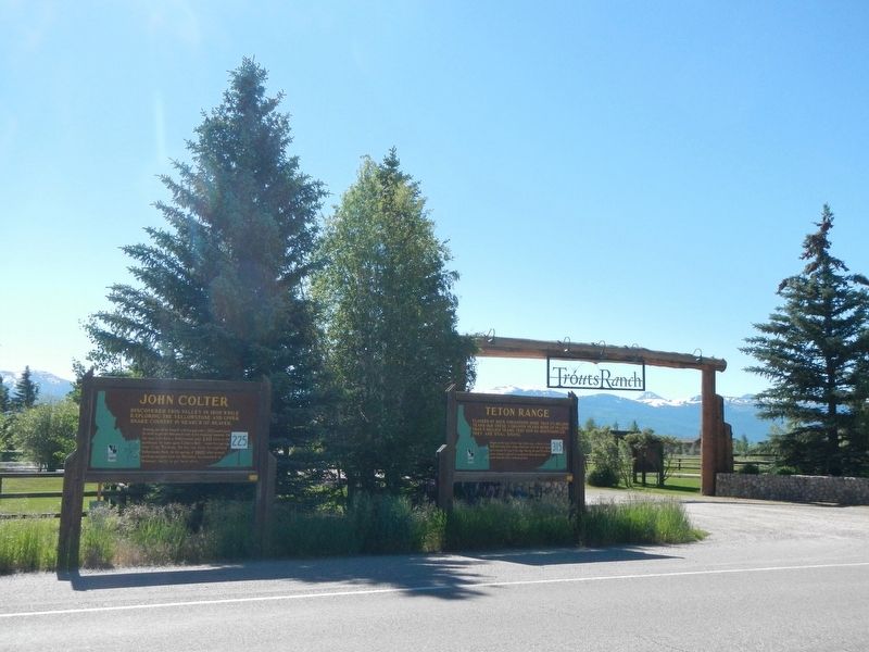 Teton Range Marker. Click for full size. Teton Range Marker image. Click for full size.