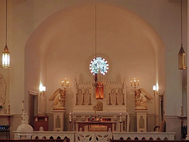 The Altar in Saint Mary's Church. Click for full size. The Altar in Saint Mary's Church image. Click for full size.