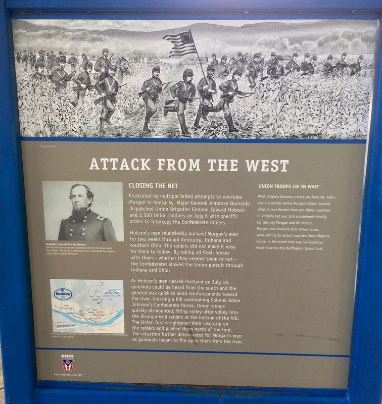 Attack from the West Marker image. Click for full size.