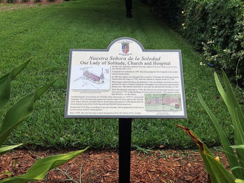 Nuestra Señora de la Soledad Marker. Click for full size. Nuestra Señora de la Soledad Marker image. Click for full size.