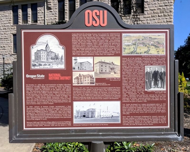 Oregon State University Marker image. Click for full size.