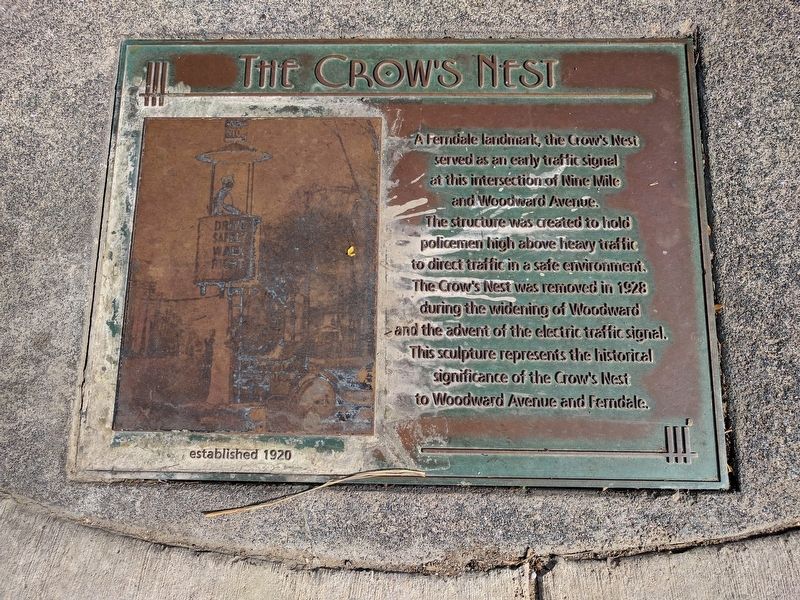 The Crow's Nest Marker. Click for full size. The Crow's Nest Marker image. Click for full size.