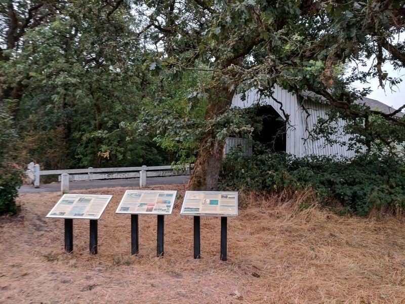 Oak Creek’s Watershed Marker. Click for full size. Oak Creek’s Watershed Marker image. Click for full size.
