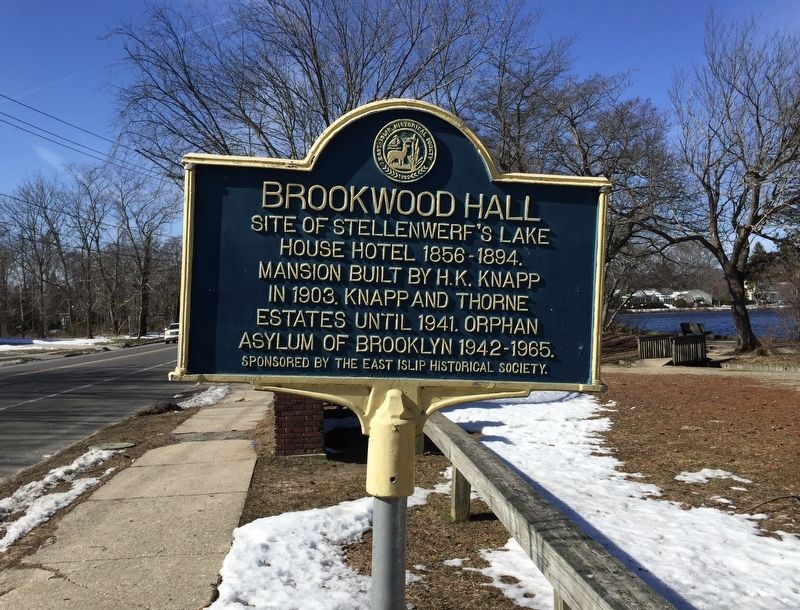 Brookwood Hall Marker image. Click for full size.