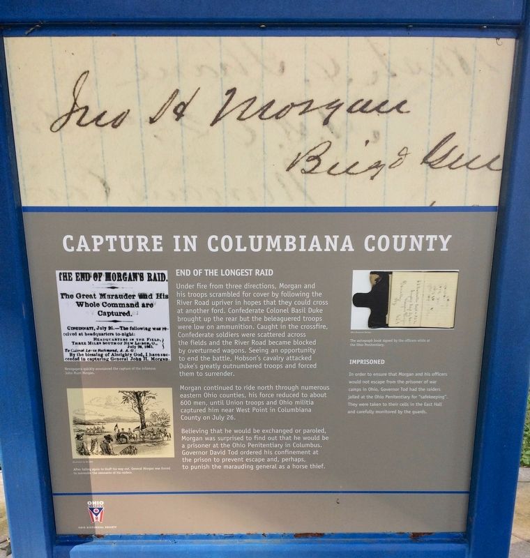 Capture in Columbiana County Marker image. Click for full size.