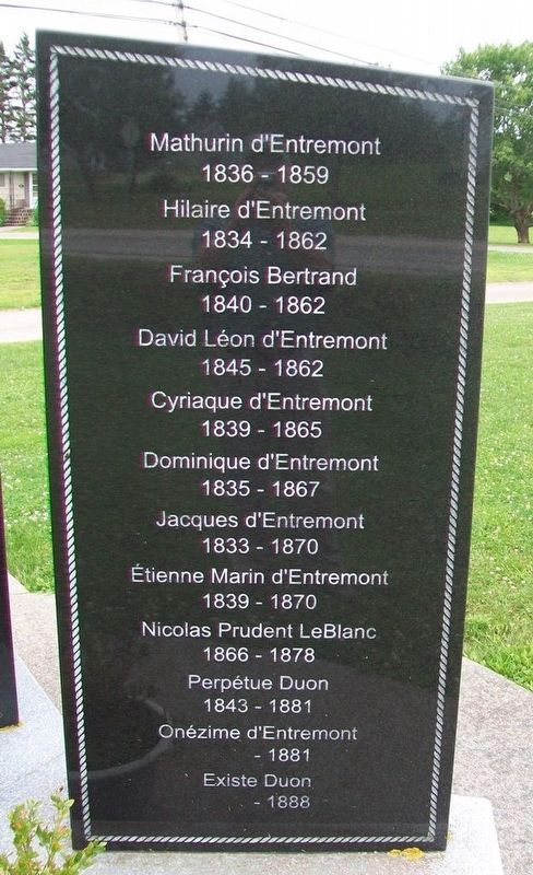 Perdu aux eaux / Lost to the Waters Marker. Click for full size. Perdu aux eaux / Lost to the Waters Marker image. Click for full size.