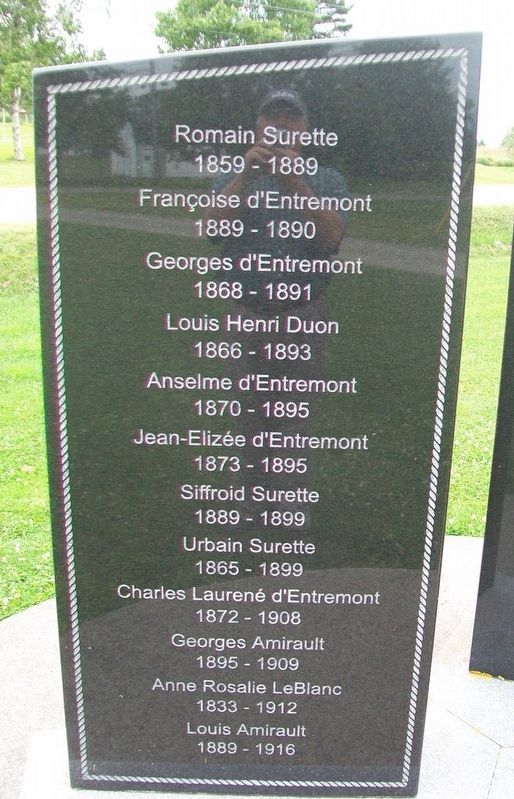Perdu aux eaux / Lost to the Waters Marker. Click for full size. Perdu aux eaux / Lost to the Waters Marker image. Click for full size.