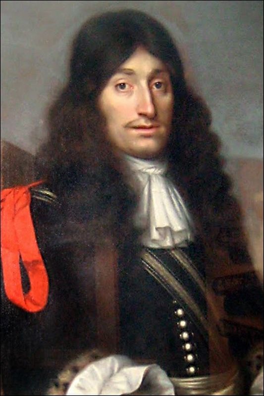 Painting of Henri de Tonti image. Click for full size.
