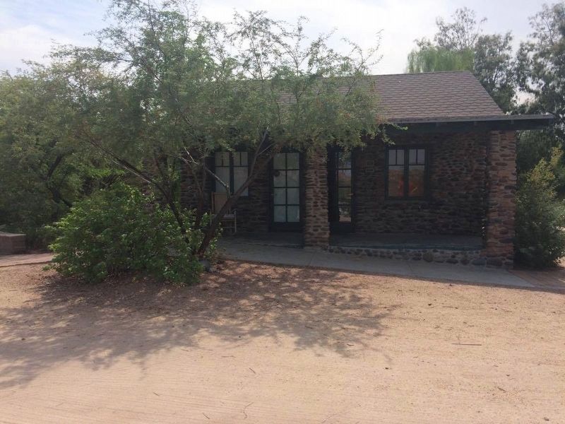 The Hunt Bass Hatchery Caretaker's House located on the grounds of the Phoenix Zoo. Click for full size. The Hunt Bass Hatchery Caretaker's House located on the grounds of the Phoenix Zoo image. Click for full size.