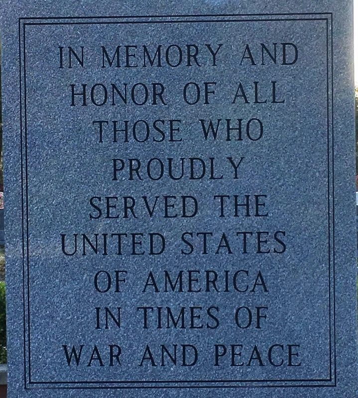 Melrose Veterans Memorial Marker image. Click for full size.