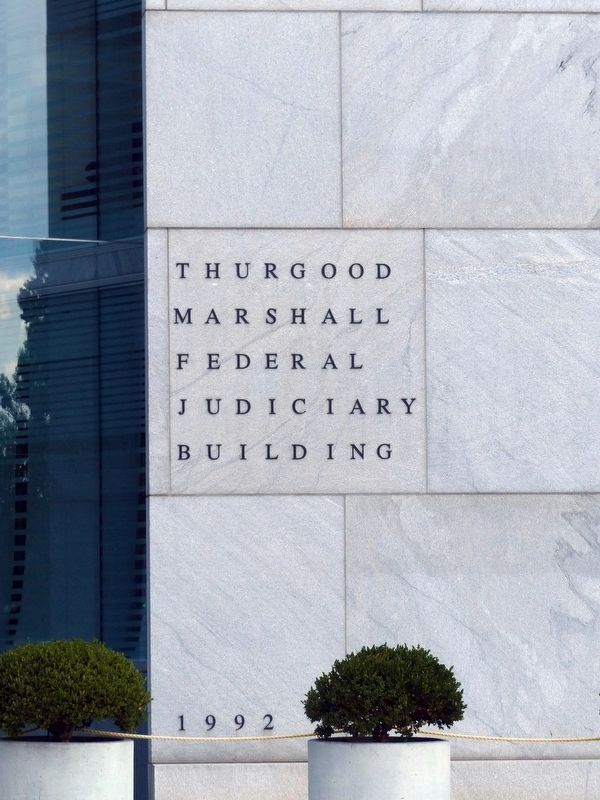 Thurgood Marshall Federal Judiciary Building<br>1992. Click for full size. Thurgood Marshall Federal Judiciary Building<br>1992 image. Click for full size.
