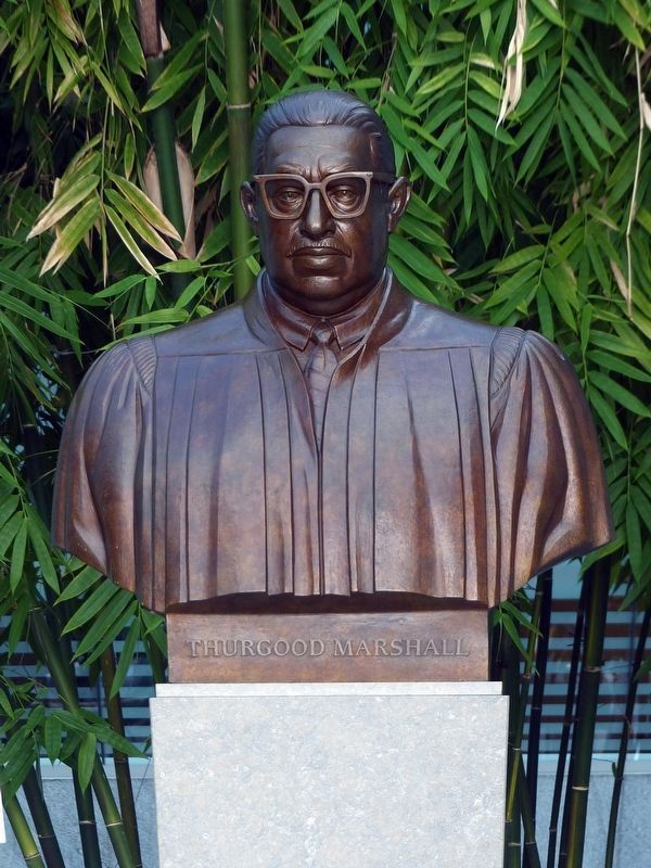 Thurgood Marshall<br>Bust Inside the Judiciary Building. Click for full size. Thurgood Marshall<br>Bust Inside the Judiciary Building image. Click for full size.