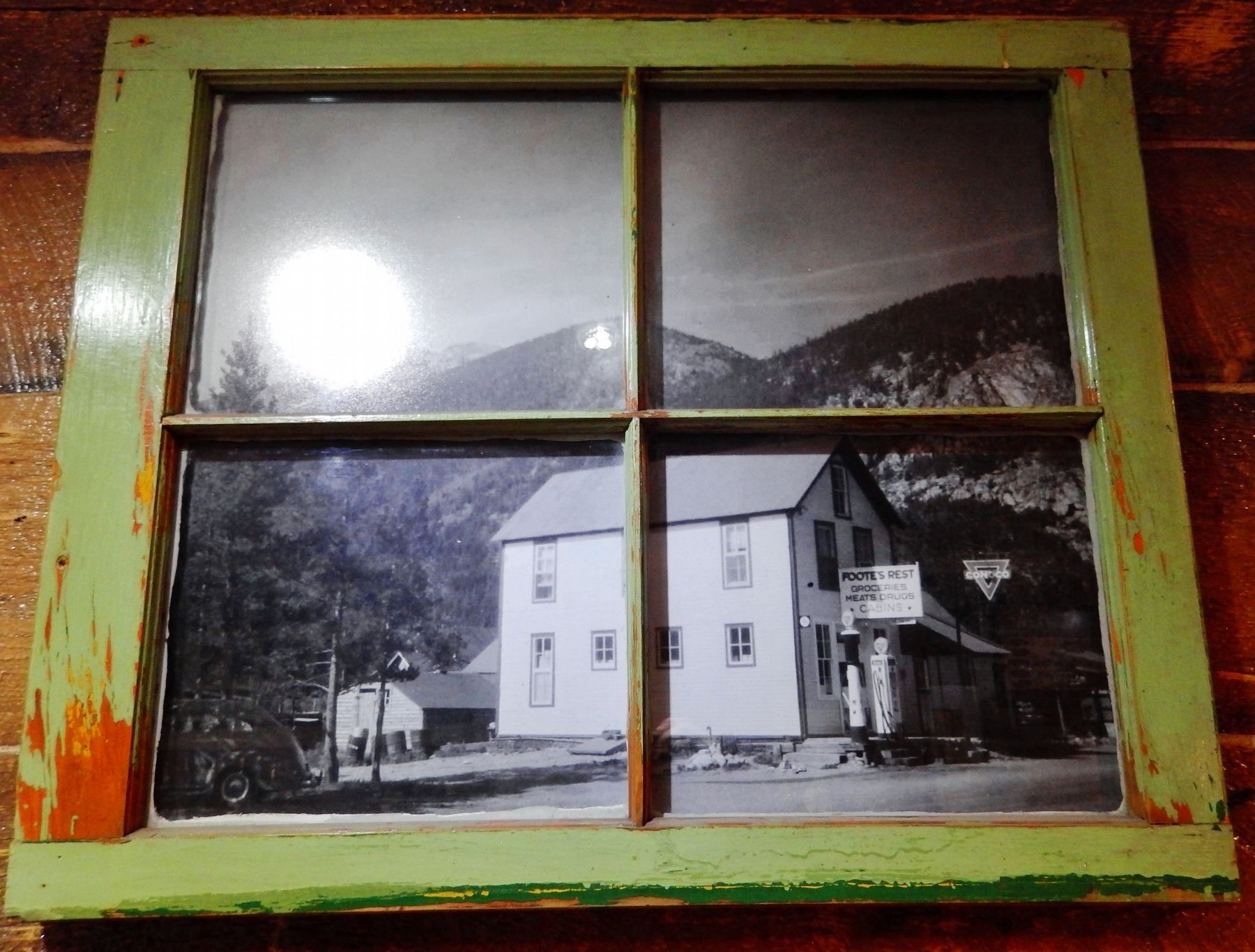 Photo of Foote's Rest circa 1950 (on display inside store) image. Click for full size.
